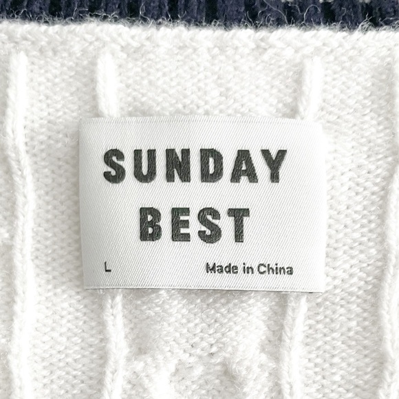 SUNDAY Best Cropped Sweater Vest - Picture 3 of 11